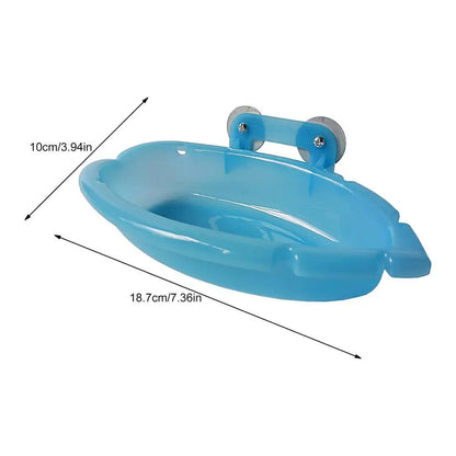 Bird Bath Tray Safe Space Saving Harmless Birdbath Bowl Bird Tub Pet Bath Pool Healthy Bird Bathtub For Canaries Small Birds