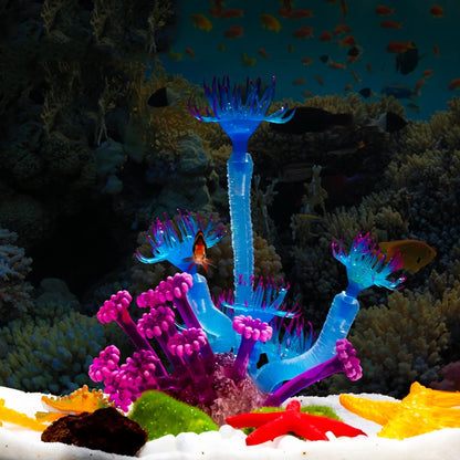 Artificial Underwater Coral  Aquarium Fish Tank Simulation Decoration Aquarium Backgrounds Plants Water Grass Accessories Home