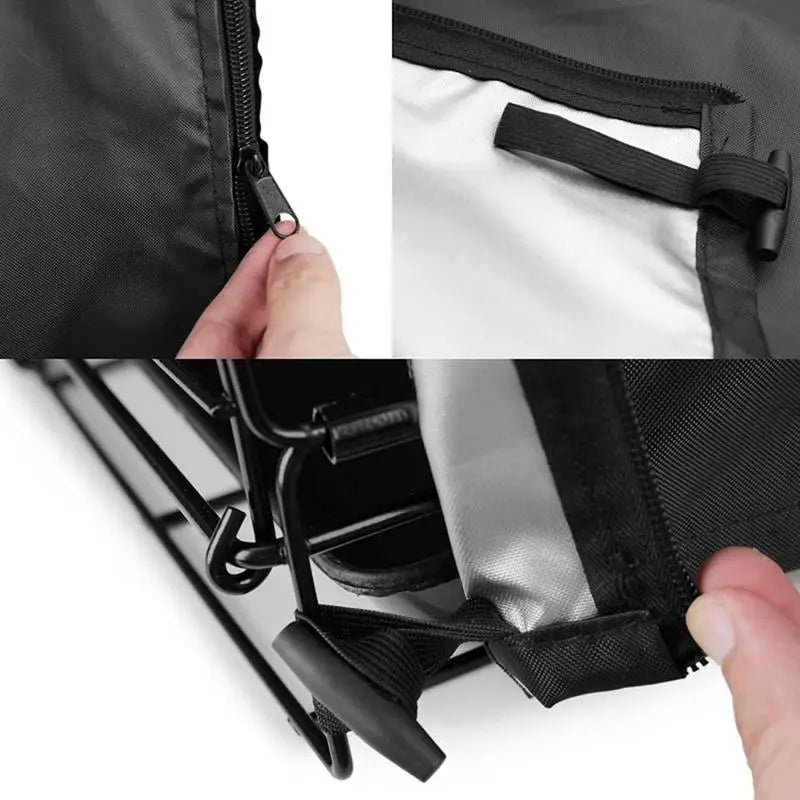 Dog Cage Cover Silver Coated Oxford Cloth Dog Kennel Cover Breathable Double Door Cage Cover Crate Cover With Ventilation