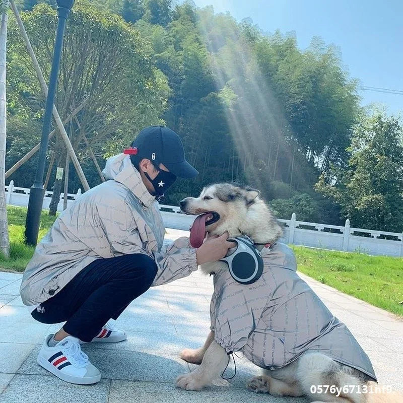Pet Clothes  Pets Acessorios  Dog Clothing  Dog Costume Parent-child Wear Spring and Autumn One Color Eight Sizes