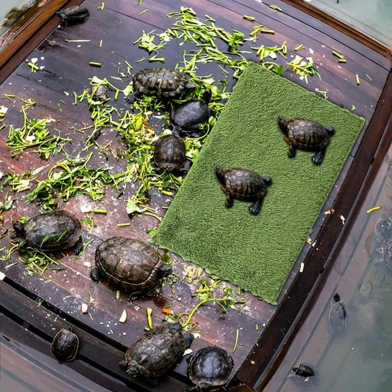 Reptile Carpet Strong Water Absorption Reptile Liner 402*5cm Cuttable Reptile Tile Terrarium Bedding Substrate Liner for Snakes