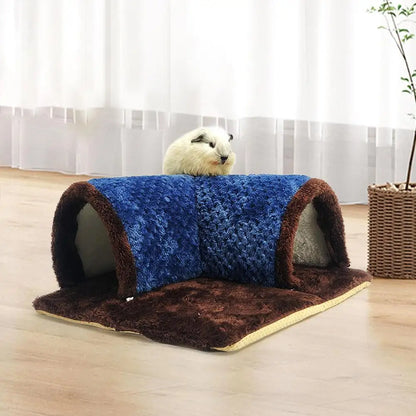 Squirrel Hamster Rabbit Chinchilla Play Blanket 90 Degree Right Angle Channel Thickened Sponge Hair Small Animal New Home