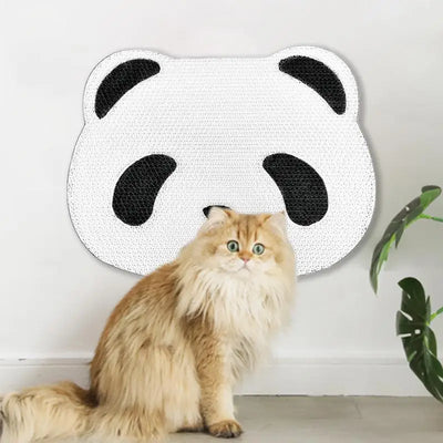 Scratching Pad For Indoor Cats Scratching Mat Corrugated Paper Wall Scratchers Pet Supplies Panda Cactus Football Ghost Pattern