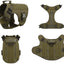 K9 Tactical Military Vest Pet German Shepherd Golden Retriever Tactical  Training Dog Harness and Leash Set For All Breeds Dogs