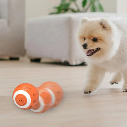 Active Rolling Ball Smart Cat Toy Wicked Ball Dog Toy With LED Lights Automatic Moving Bouncing Rotating Ball Jumping Activation