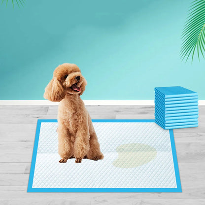 10pcs Dog Training Pee Pads Super Absorbent Puppy Dog Diaper Disposable Healthy Clean Nappy Mat for Pets Dairy Diaper Supplies