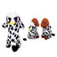 Cow Dog Costume Cow Style Hoodie Halloween Dog Costumes Pet Winter Comfortable Jumpsuits Puppy Cosplay Accessories For Small