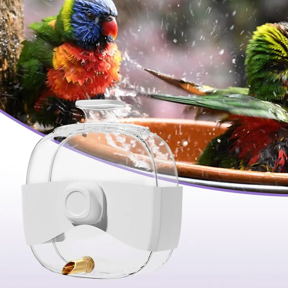 Bird Water Dispenser Parakeet Water Feeder Bird Waterer Automatic Bird Feeder Parrot Feeder 450ml Watering System Water
