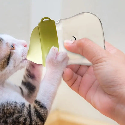 Feeding Bottle For Kittens Puppies Kitten Nursing Bottles Pet Anti-Choke Milk Feeder Non-Bloating Portable Preferred NewbornUse