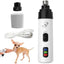 Dog Nail Grinder Pet Claw Nail File USB Charging Paws Cutting Grooming Smoothing Tool Silent Electric Dog Toe Nail File