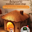 Constant temperature heating kennel Closed indoor winter heating Thickened removable cat nest Medium and small dog Teddy Bigbear