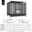 Dog Cage Small Medium Large Dog Square Tube Dog Cage Bold Iron Pet Dog Dog Cage Dog House Teddy Golden Retriever Supplies