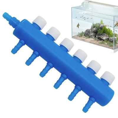 Fish Tank Air Splitter Fish Tank Air Pump Splitter Valve Aquarium Air Flow Control Lever Valve Distributor Splitter Airline Tube