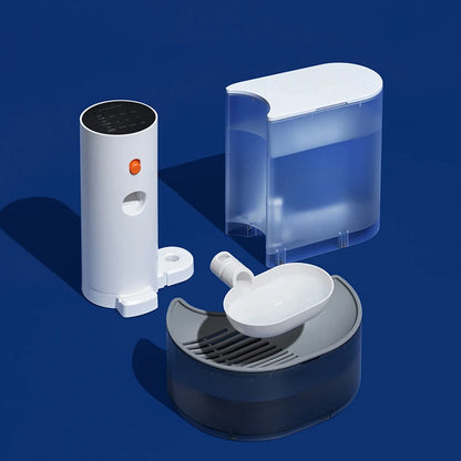 Dispenser cat water fountain Moving water unplugged Automatic water feeder pet dog drinker pet feeder cat fountain