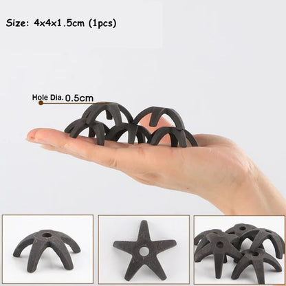 1pcs Ceramic House For Aquarium Fish Shrimps Spawn Shelter Breed House Pottery Scorpion House Canister Simulation Stone Ornament