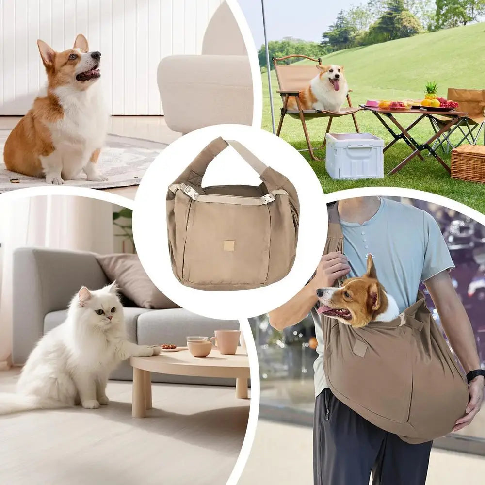 Cat Carrying Sling Travel Front Backpack Chest Puppy Sling Cozy Comfort Pet Carrier Pet Dog Sling Carrier Cat Restraint Bag