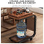 End Table C Shape Small Side Table For Living Room Double Layer Movable Side Table For Sofas Living Rooms Bedside Areas Small