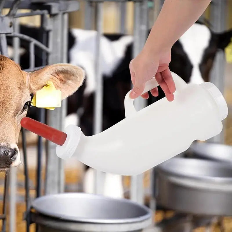 Feeder For Lambs Reusable Lamb Milk Bucket Cow Baby Bottle Ergonomic Sheep Nursing Bottle Lamb Milk Drinking Feeders Feeding