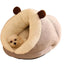 Cat Sleeping Bag Thickened Pet Sleeping Bag Winter Kitten House Multipurpos Warm Cave Nest Soft Indoor Cat Puppy House Cages