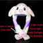 Pokemon Cartoon Glowing Hat Cute Pikachu Children Plush Bunny Hat Cute Pet Bunny Ears Will Move Headband Girl New Year Gift New