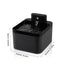 2.2L Cat Water Fountain Battery Operated Automatic Pet Water Fountain with Motion Sensor Dog Water Dispenser Cat Accessories