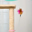 Interactive Cat Toys Funny Feather Teaser Stick with Bell Pets Collar Kitten Playing Teaser Wand Training Toys for Cats Supplies