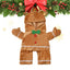 Gingerbread Man Dog Costume Soft Puppy Costume Hoodie Christmas Puppy Gingerbread Transformation Clothes For Cats Dogs