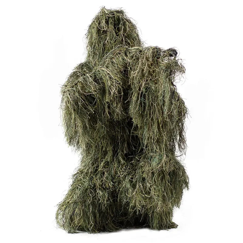 Camouflage Clothing 3D Withered Grass Ghillie Suit 5 PCS Hunting Suit Hunting Clothes Birding Suit