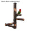 Natural Apple Tree Wood Bird Branch Stand Perches Pet Parakeet Budgie Hanging Play Toy Bird Cage Parrot Wooden Desk Holder