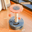 Large Cute Cat Climbing Frame Sustainable Cat Scratching Bed House Made Wood Sisal Paper Plastic Velvet Comes Carton Package