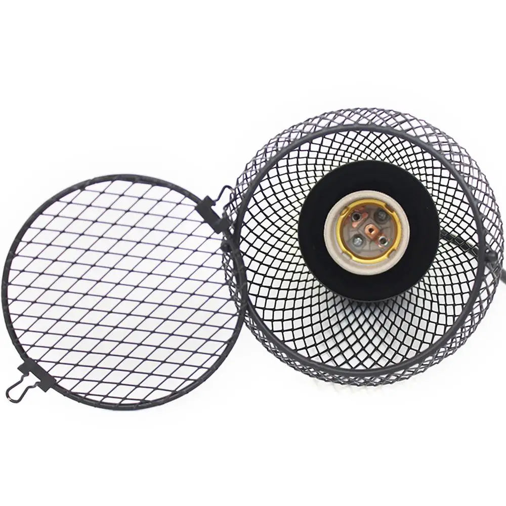 Reptile Anti-Scald Lamp Covers Heating Lamp Lampshade Ceramic Light Bulb Enclosure Safe And Durable Heating Lamp Lampshade For