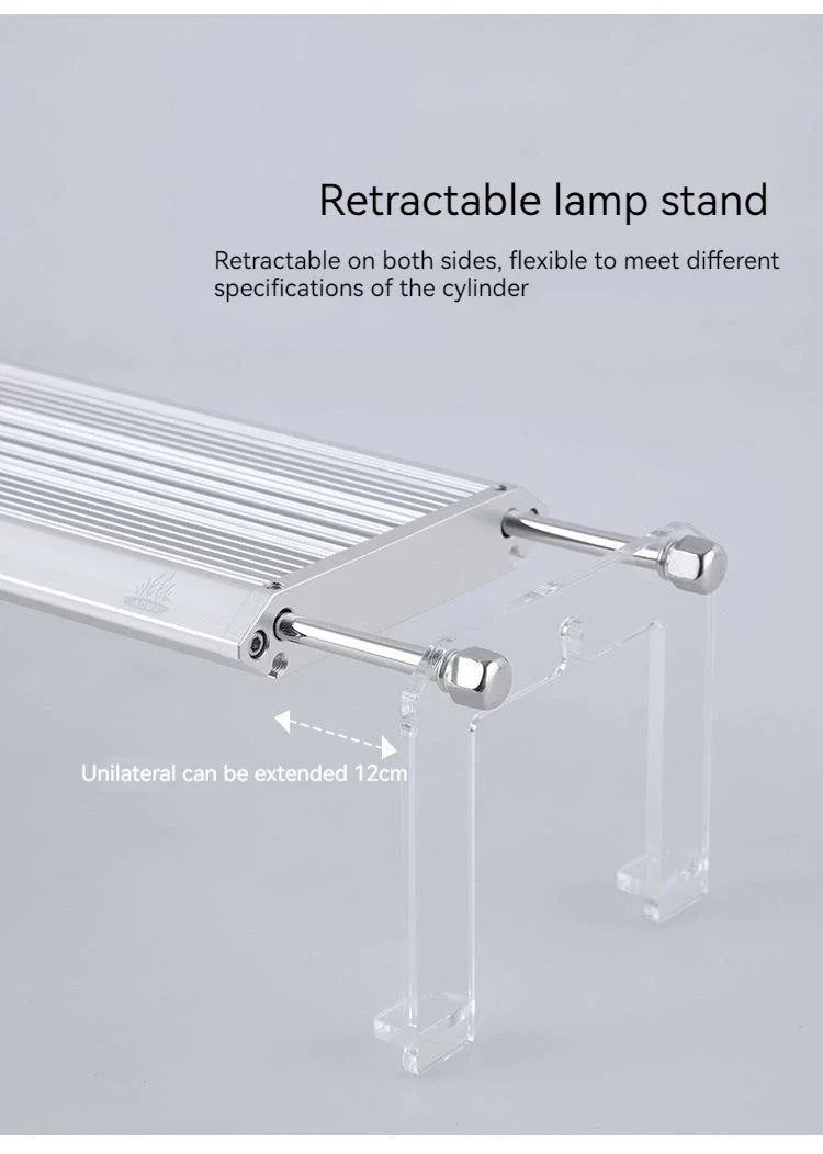 Aquarium Lighting APP Control WEEK AQUA M Series LED Full Spectrum Plant Grow Light with Cycle Timer Telescopic Fish Tank Light