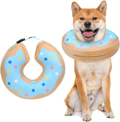 Protect Inflatable Dog Collar After Surgery Recovery Pet Collar for Small Medium Large Dogs Soft Dog Elizabeth Cone Collar