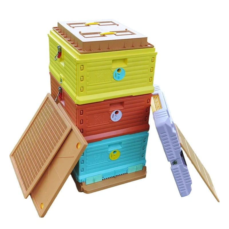 High Quality Plastic Thermo Honey Bee Hive 3 Layers Bee Hive Box For 10-frame Bee Hives For Sale Plastic Beehive/Beekeeping