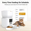 Automatic Cat Feeder With 1080p Camera Video Cat Food Dispenser Pet Smart Voice Recorder Remote Control Auto Feeder For Cat Dog