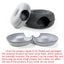 Felt Donut Bed for Cats House With Breather Hole Dog Bed Interactive Play Toys for Cats to Hide 2 in 1 Tunnel for Cats Bed