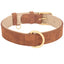 Durable Dog Collar Leather Dogs Collars Soft Padded Pet Pitbull Necklace Adjustable For Small Medium Large Dogs Pug Pet Products