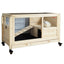 Pulley Indoor Solid Wood Rabbit Cage Dragon Cat House Guinea Pig Villa Dutch Pig Nest Small Pet House Hedgehog Turtle House