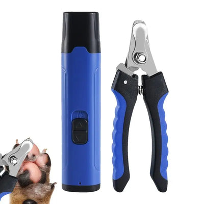 Rechargeable Dog Nail Grinder Safe Dog Claw Care Ergonomic Pet Nail Cutter Low Noise Nail Clipper for Pet Dog Puppy Cat Kitten