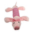 Pet Toys Cute Pet Chewing Teething Toys Cartoon Embroidery Bite-resistant Decompression Duck Pig Elephant Sounding Toys