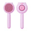 Cat Brush For Shedding Self-Cleaning Slicker Pets Grooming Tool With Release Button Shedding And Dematting Undercoat Rake Comb