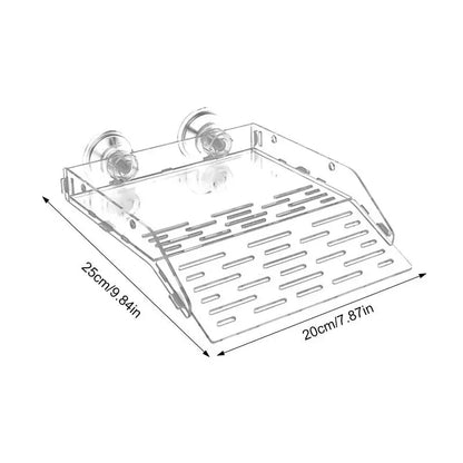 Turtle Basking Ramp Acrylic Transparent Climbing Ramp Aquarium Reptile Resting Terrace Turtle Tank Accessories For Lizards Frogs