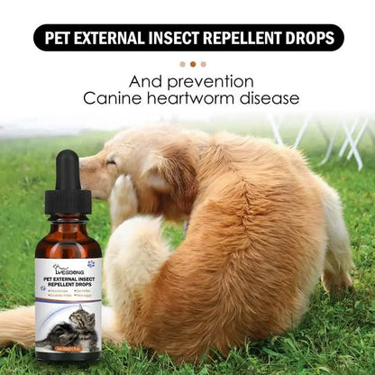 30ml Pets Dog Cat Anti-Flea Drops Insecticides Flea Lice Insect Remover Spray Flea And Tick Concentrate Formula Pet Flea Remover