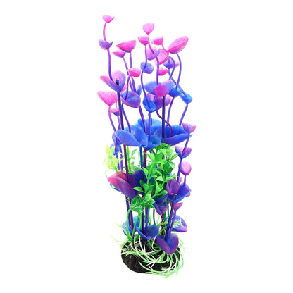 Uxcell Artificial Plants Grass Simulation Water Weeds Ornament Fish Tank Plant Flower Aquarium Grass Decoration Accessories