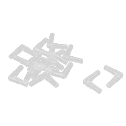 UXCELL ID 5/18/20mm 4/15PCS Acrylic 90 Degree Elbow Connector Water Hose Pipe Tube Aquarium Fish Tank Supplies Accessories
