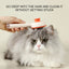Self Cleaning Cat Brush Pet Cleaning Brush Pet Brush for Grooming Hair Removal with Release Button and Ergonomic Handle