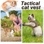 Nylon Tactical Cat Harness Chest Pectoral Collar Adjustable Suit for Puppy Animals Dog Pet Accessories Supplies Luxury
