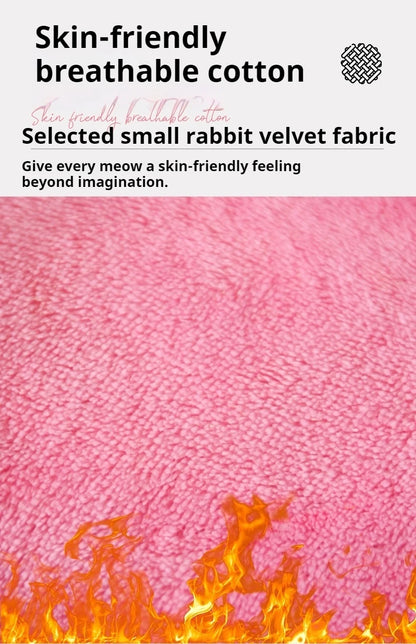 Cat Beds Petal Shaped Winter Warm Sleeping Cat Nest Soft Plush Pet Bed Dog Basket Cushion Cat Bed Cat Cushion Animal Sleeping
