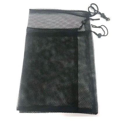 2Pcs Black Aquarium Filter Bag Mesh Bags For Fish Tank Aquarium Pond For Bio Ball Carbon Media Ammonia Fish Tank Isolation Bags