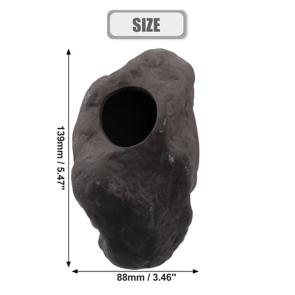 UXCELL Aquarium Hideaway Rock Cave Decoration Parts Resin Fish Shrimps Shelter Pottery House Canister Fish Tank Accessories